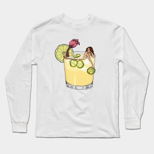 Spicy Margarita Mermaid Long Sleeve T-Shirt